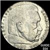 Image 1 : 1936-A Germany Silver 5 Reichsmark CLOSELY UNCIRCULATED