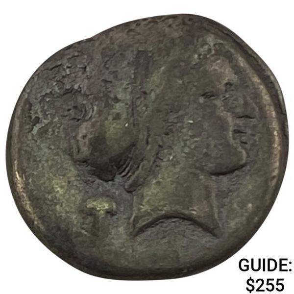 Greece Campania, Neapolis Silver Didrachm NEARLY UNCIRCULATED