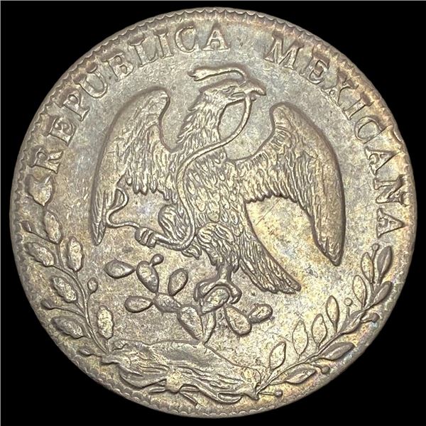 1881Go SB Mexico Silver 8 Reales Cap and Rays CHOICE AU
