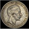 1909-A Germny Silver 3 ReichsMark NEARLY UNCIRCULATED
