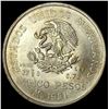 Image 2 : 1951-M Mexico Silver 5 Peso Hildalgo UNCIRCULATED