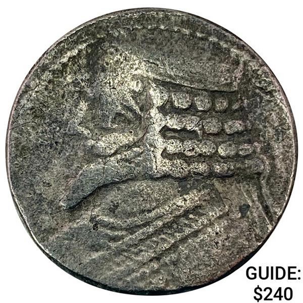 247 BC-224 AD Parthian Silver Tetradrachm NEARLY UNCIRCULATED