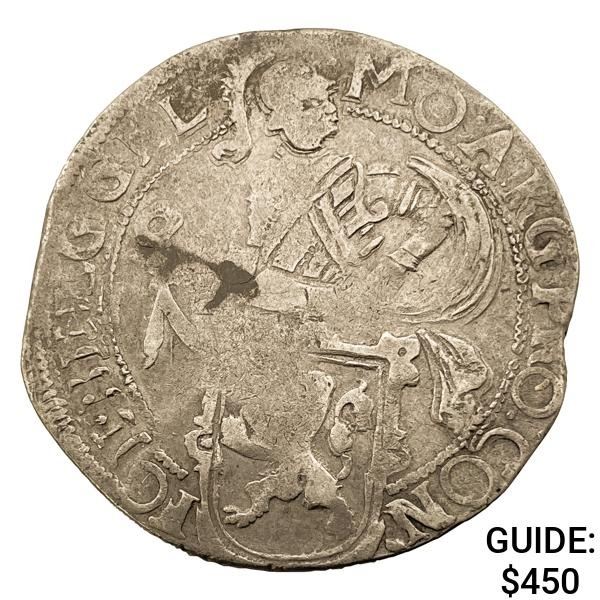 1634 Gerderland, United Netherlands Lion Daalder NEARLY UNCIRCULATED