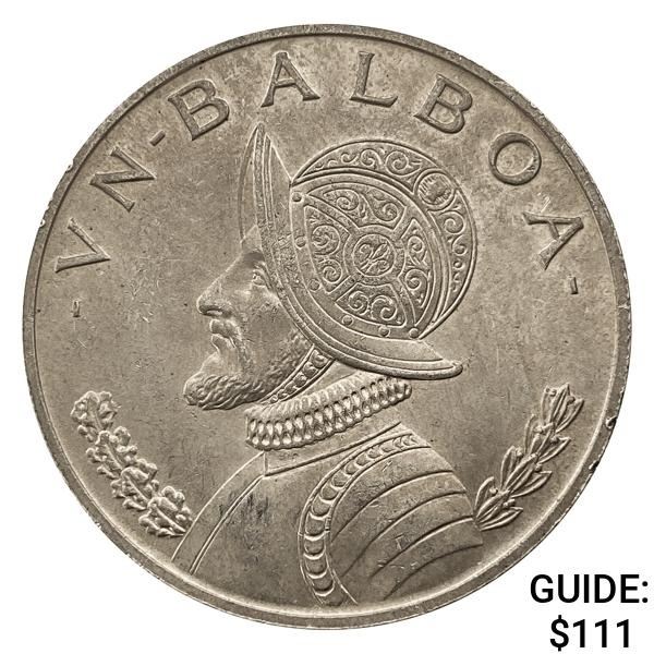 1966 Panama 0.7734oz Silver Balboa UNCIRCULATED