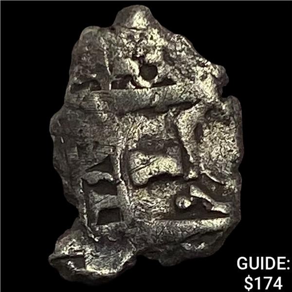 1500s-1600s Spanish Colonial Silver Cob NEARLY UNCIRCULATED