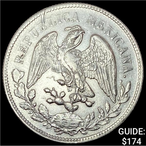 1901Zs FZ Mexico Silver Peso UNCIRCULATED