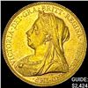 Image 1 : 1900-M Australia Gold Soverign .2354oz UNCIRCULATED