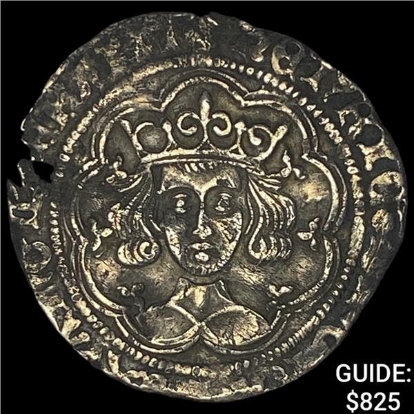 [1430-1431] England Henry VI Silver Groat CLOSELY UNCIRCULATED