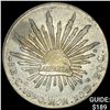 Image 1 : 1890Go RR Mexico Silver 8 Reales Cap & Ray CHOICE AU