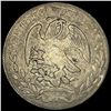 Image 2 : 1879Zs JS Mexico Silver 8 Reales Chopmarked NEARLY UNCIRCULATED