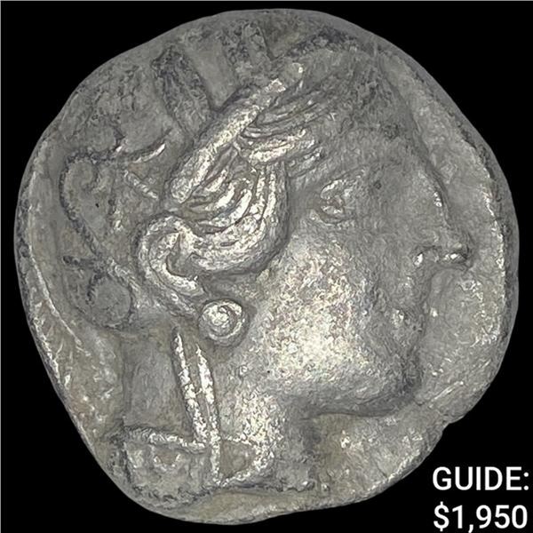 [440-404] BC Attica Athens Silver Owl Tetradrachm NEARLY UNCIRCULATED