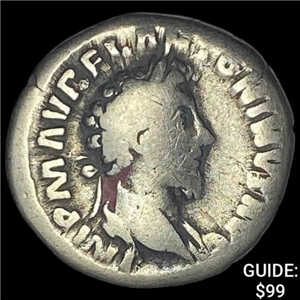 [161-169] AD Roman Lucius Verus Silver Denarius NEARLY UNCIRCULATED