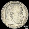 Image 1 : 1936-A Germany Silver 5 Reichsmark CLOSELY UNCIRCULATED