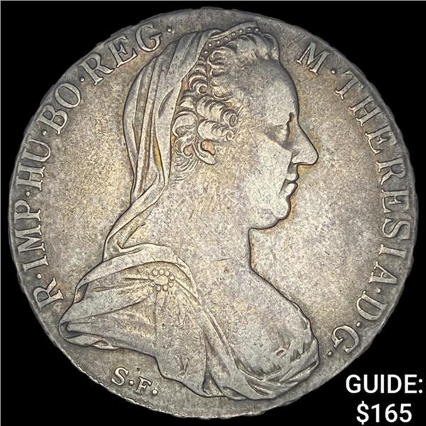 1780 Austria Thaler NEARLY UNCIRCULATED