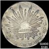 Image 1 : 1888Go RR Mexico Silver 8 Reales Cap & Ray CLOSELY UNCIRCULATED