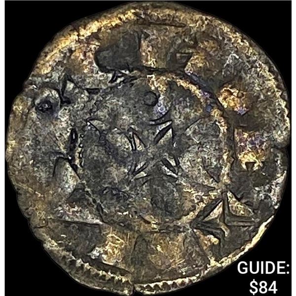 [1170-1245] France Crusades Silver Denier NEARLY UNCIRCULATED