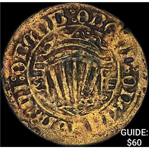 [1490-1550] Nuremberg "Ship-Penny' Jeton NEARLY UNCIRCULATED