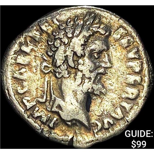 195-197 AD Roman Clod Albinus Silver Denarius NEARLY UNCIRCULATED