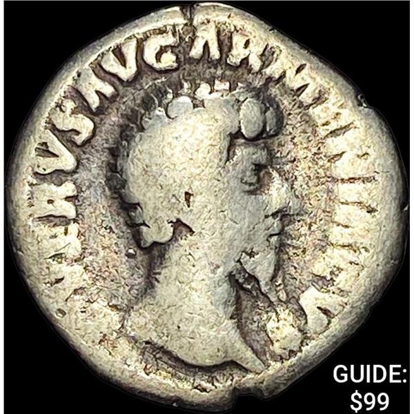 161-169 AD Roman Lucius Verus Silver Denarius NEARLY UNCIRCULATED