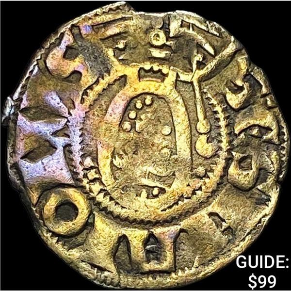 1170-1245 France Crusades Silver Deniers NEARLY UNCIRCULATED