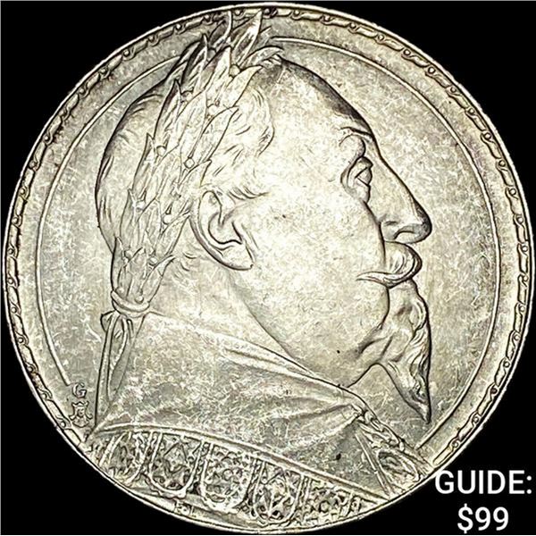 1932 Sweden Gustaf II Adolf Silver 2 Kronor UNCIRCULATED