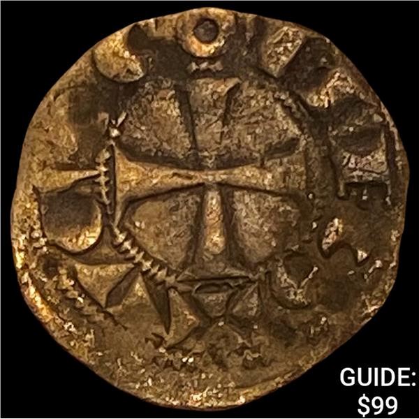 1170-1245 France Crusades Silver Deniers NEARLY UNCIRCULATED