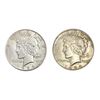 1934-D, 1934-S Silver Peace Dollar[2Coins] AU