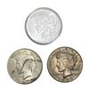 1926-1935 BtrDate Silver Peace Dollar [3Coins] AU