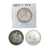 Image 1 : 1854-1874 Seated Lib Half Dollar[3Coins] HIGHGRADE