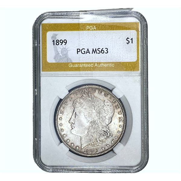 1899 Morgan Silver Dollar PGA MS63