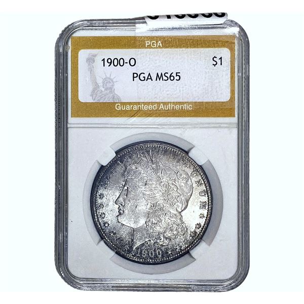 1900-O Morgan Silver Dollar PGA MS65