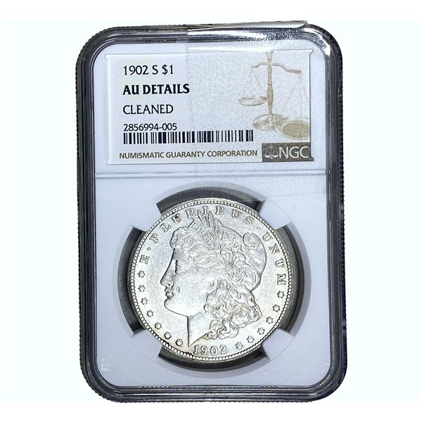 1902-S Morgan Silver Dollar PGA AUDET