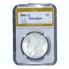 Image 1 : 1880-CC Morgan Silver Dollar PGA MS64