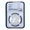 Image 1 : 1890 Morgan Silver Dollar NGC MS63
