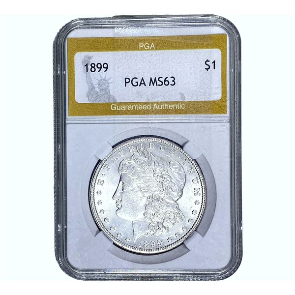1899 Morgan Silver Dollar PGA MS63