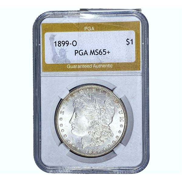 1899-O Morgan Silver Dollar PGA MS65+
