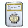 Image 1 : 1917 Walking Liberty Half Dollar PGA MS63+
