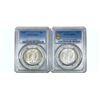 Image 1 : 1945-S / 1947 GEM BU Walking Lib Half Dollar[2Coins] PCGS MS65