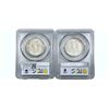 Image 2 : 1945-S / 1947 GEM BU Walking Lib Half Dollar[2Coins] PCGS MS65