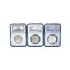 Image 1 : 1945-1946 GEM BU Walking Lib Half Dollar[3Coins] NGC MS64/65