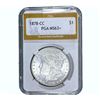 Image 1 : 1878-CC Morgan Silver Dollar PGA MS63+
