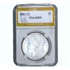 Image 1 : 1883-CC Morgan Silver Dollar PGA MS65
