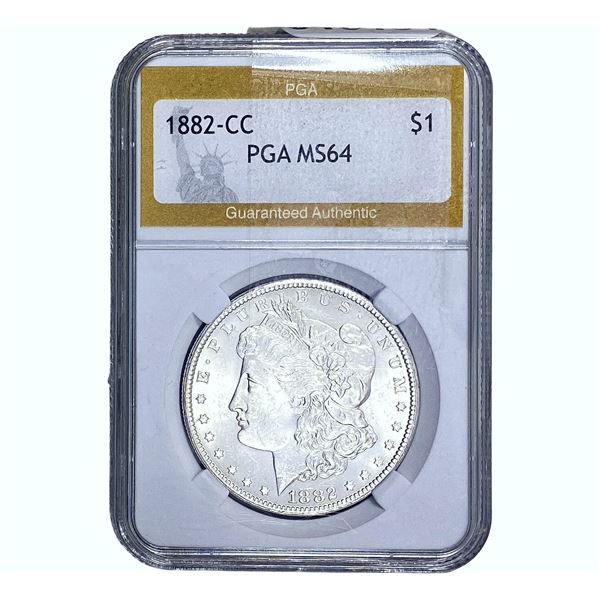1882-CC Morgan Silver Dollar PGA MS64