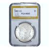 Image 1 : 1881-CC Morgan Silver Dollar PGA MS65