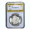 Image 1 : 1881-CC Morgan Silver Dollar PGA MS65 PL