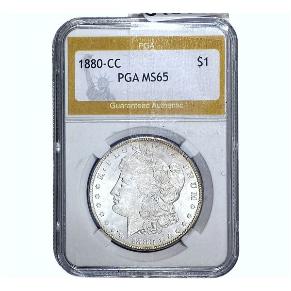1880-CC Morgan Silver Dollar PGA MS65