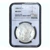 Image 1 : 1884-CC Morgan Silver Dollar NGC MS63+