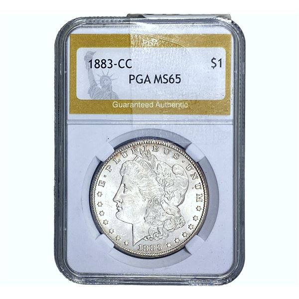 1883-CC Morgan Silver Dollar PGA MS65