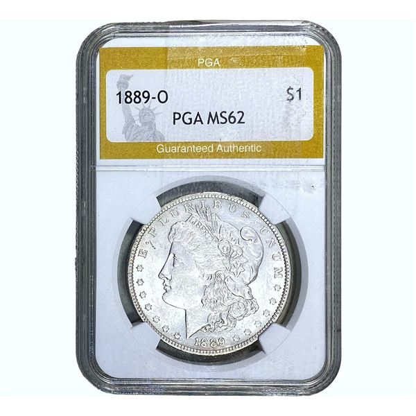 1889-O Morgan Silver Dollar PGA MS62