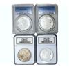 Image 1 : 1880-1885 GEM BU Morgan Silver Dollar[4Coins] PCGS/NGC MS64
